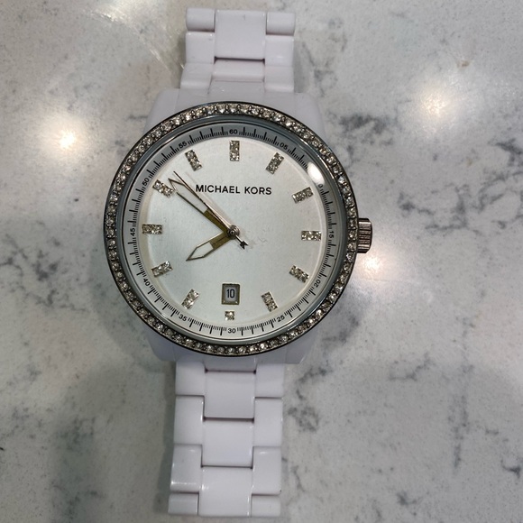 White Michael Kors Watch - Picture 2 of 4